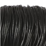Zdjęcie - Rzemień naturalny lakierowany czarny 2mm